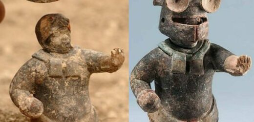 La prima “action figure” della storia? Una statuetta Maya, con elmo rimovibile